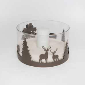 Photophore «Forêt et animaux», Ø 382 mm